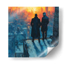 Batman y el Comisionado Gordon - Hassan Sultan | Cuadro decorativo de Canvas Lab