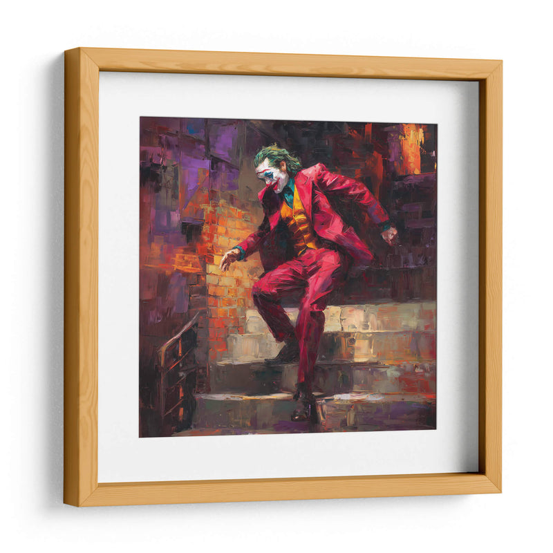 El Guasón en Óleo Colorido - Hassan Sultan | Cuadro decorativo de Canvas Lab