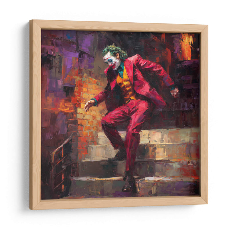 El Guasón en Óleo Colorido - Hassan Sultan | Cuadro decorativo de Canvas Lab