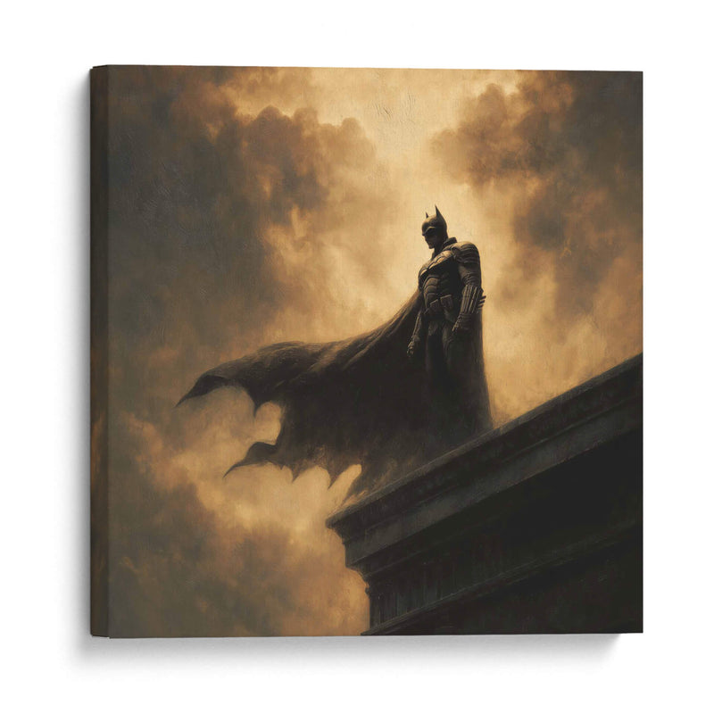 Batman Chiaroscuro - Hassan Sultan | Cuadro decorativo de Canvas Lab