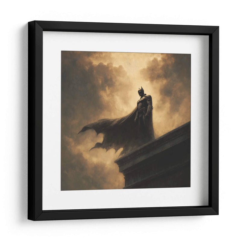 Batman Chiaroscuro - Hassan Sultan | Cuadro decorativo de Canvas Lab