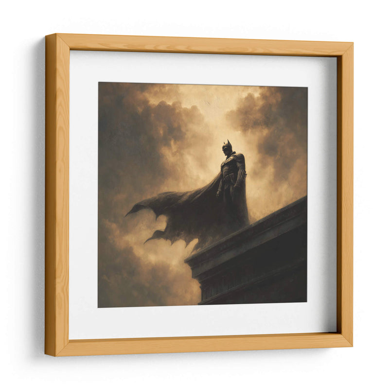 Batman Chiaroscuro - Hassan Sultan | Cuadro decorativo de Canvas Lab