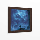 Noche Estrellada sobre Hogwarts - Hassan Sultan | Cuadro decorativo de Canvas Lab