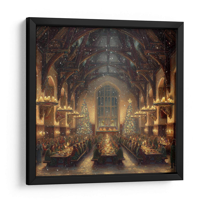 Navidad en el Comedor de Hogwarts - Hassan Sultan | Cuadro decorativo de Canvas Lab