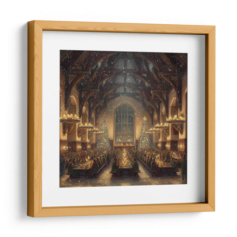 Navidad en el Comedor de Hogwarts - Hassan Sultan | Cuadro decorativo de Canvas Lab