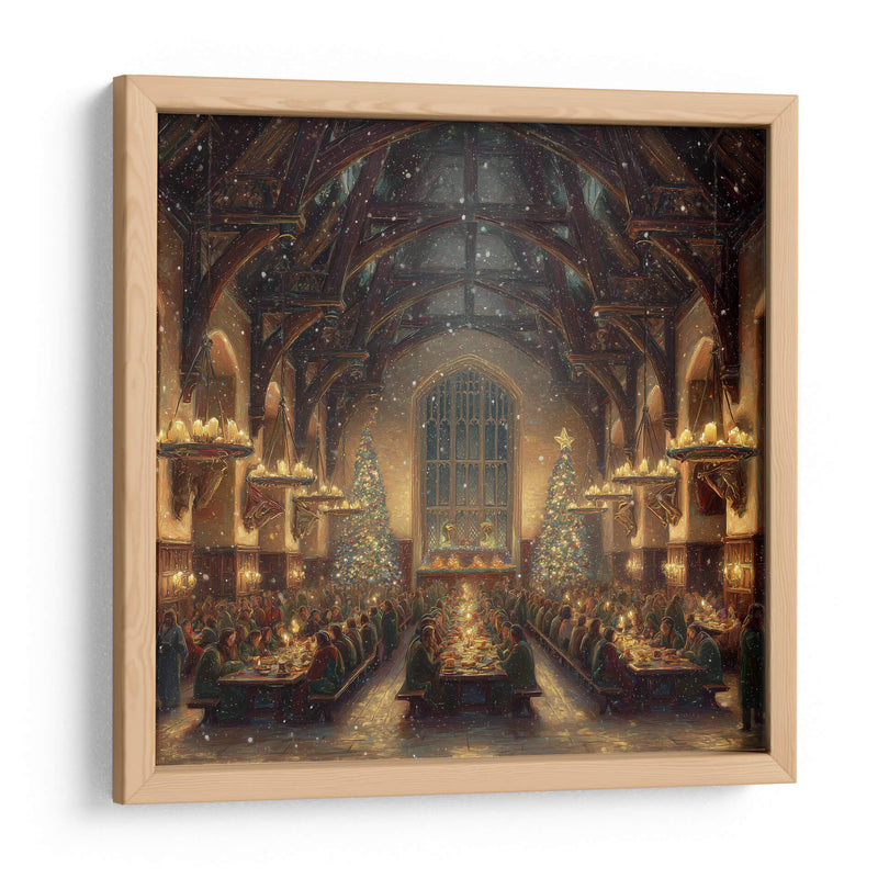 Navidad en el Comedor de Hogwarts - Hassan Sultan | Cuadro decorativo de Canvas Lab