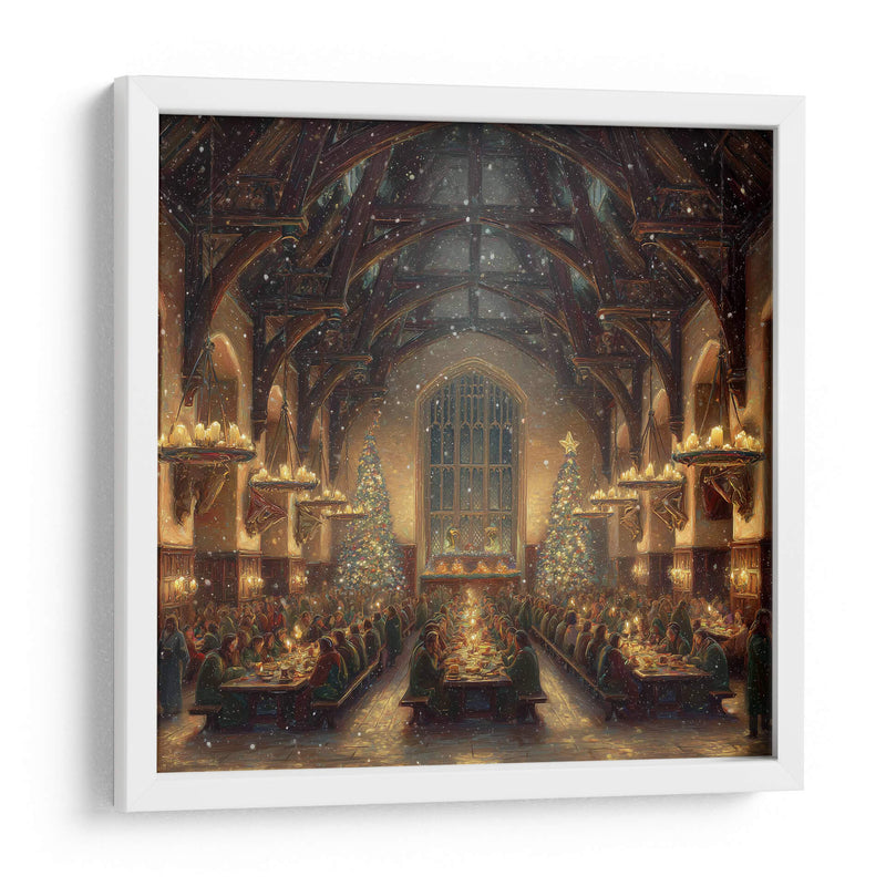 Navidad en el Comedor de Hogwarts - Hassan Sultan | Cuadro decorativo de Canvas Lab