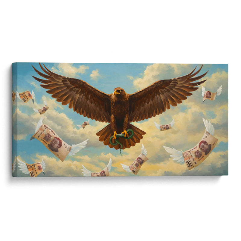 El Peso Esta Por Las Nubes - Fares Verdugo | Cuadro decorativo de Canvas Lab