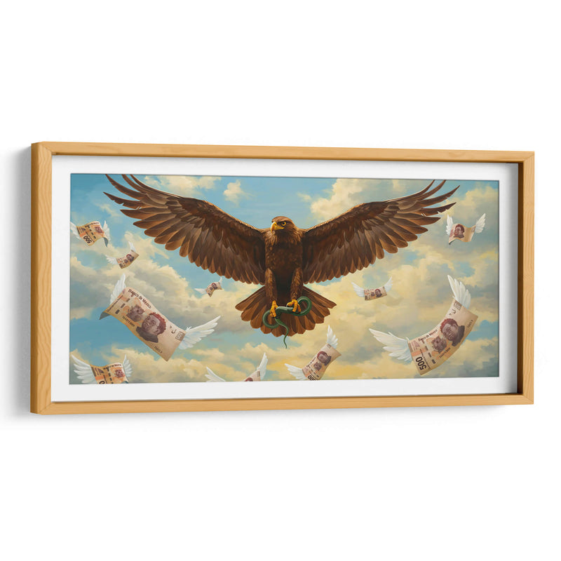 El Peso Esta Por Las Nubes - Fares Verdugo | Cuadro decorativo de Canvas Lab