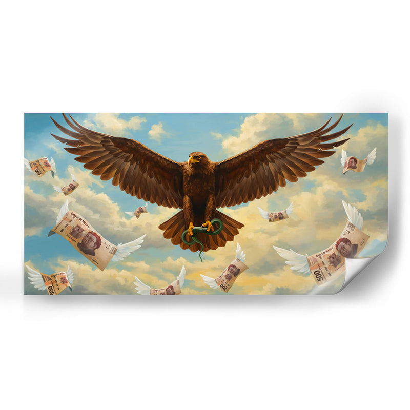 El Peso Esta Por Las Nubes - Fares Verdugo | Cuadro decorativo de Canvas Lab