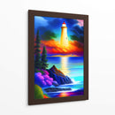 El Faro de Monet - DEA Digital Esoteric Art | Cuadro decorativo de Canvas Lab