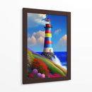 Faro Colorido - DEA Digital Esoteric Art | Cuadro decorativo de Canvas Lab