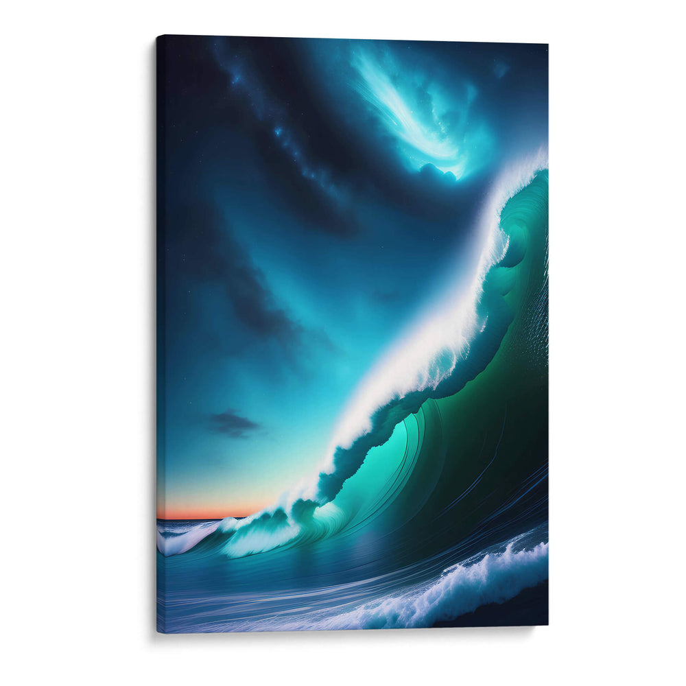 Ola Azul Profundo y Turqueza - DEA Digital Esoteric Art | Cuadro decorativo de Canvas Lab