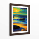 Verde Mar y Playa - DEA Digital Esoteric Art | Cuadro decorativo de Canvas Lab