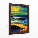 Verde Mar y Playa - DEA Digital Esoteric Art | Cuadro decorativo de Canvas Lab