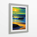 Verde Mar y Playa - DEA Digital Esoteric Art | Cuadro decorativo de Canvas Lab
