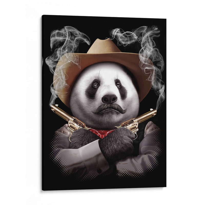 Panda de ballesta - Adam Lawless | Cuadro decorativo de Canvas Lab