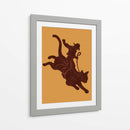 Gato de Rodeo - Adam Lawless | Cuadro decorativo de Canvas Lab
