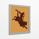 Gato de Rodeo - Adam Lawless | Cuadro decorativo de Canvas Lab