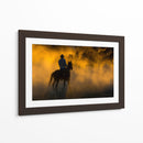 Vaquero y caballos - Ali Can | Cuadro decorativo de Canvas Lab