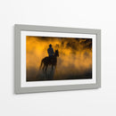 Vaquero y caballos - Ali Can | Cuadro decorativo de Canvas Lab