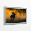 Vaquero y caballos - Ali Can | Cuadro decorativo de Canvas Lab