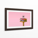 Letrero vintage Atomic Pink Starburst - Tom Windeknecht | Cuadro decorativo de Canvas Lab