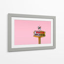 Letrero vintage Atomic Pink Starburst - Tom Windeknecht | Cuadro decorativo de Canvas Lab