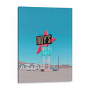 Letrero Retro del Café y Motel de Roy - Tom Windeknecht | Cuadro decorativo de Canvas Lab