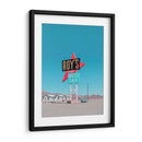 Letrero Retro del Café y Motel de Roy - Tom Windeknecht | Cuadro decorativo de Canvas Lab