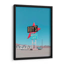 Letrero Retro del Café y Motel de Roy - Tom Windeknecht | Cuadro decorativo de Canvas Lab