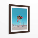 Letrero Retro del Café y Motel de Roy - Tom Windeknecht | Cuadro decorativo de Canvas Lab