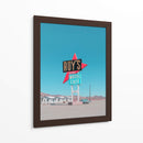 Letrero Retro del Café y Motel de Roy - Tom Windeknecht | Cuadro decorativo de Canvas Lab