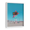 Letrero Retro del Café y Motel de Roy - Tom Windeknecht | Cuadro decorativo de Canvas Lab