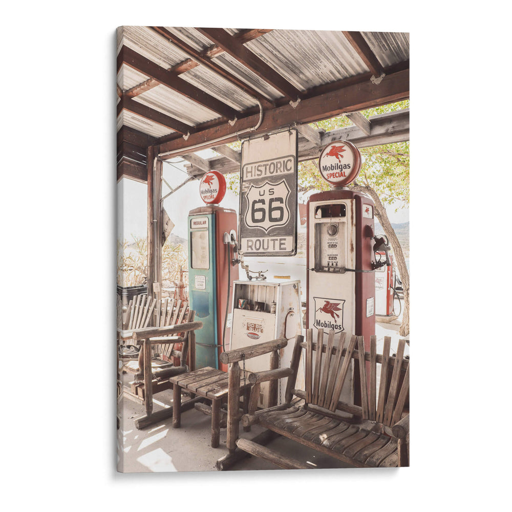 Estación de servicio Route 66 - Henrike Schenk | Cuadro decorativo de Canvas Lab
