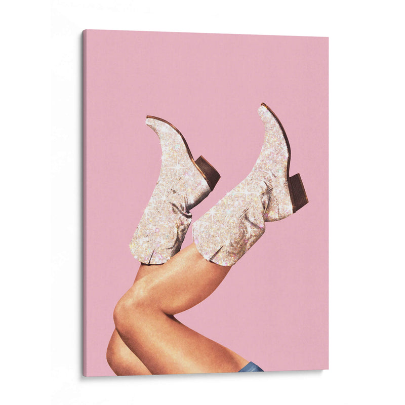 Estas Botas - Rosa Brillante II - Vertigo Artography | Cuadro decorativo de Canvas Lab