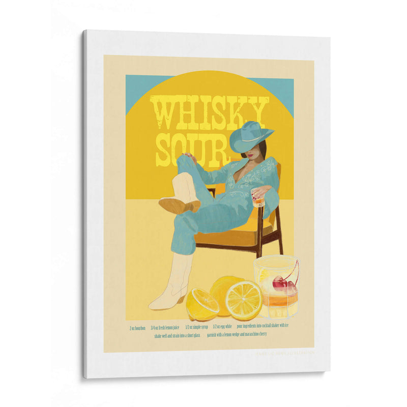 Cócteles Jlr Whiskysour - Jenny Liz Rome | Cuadro decorativo de Canvas Lab