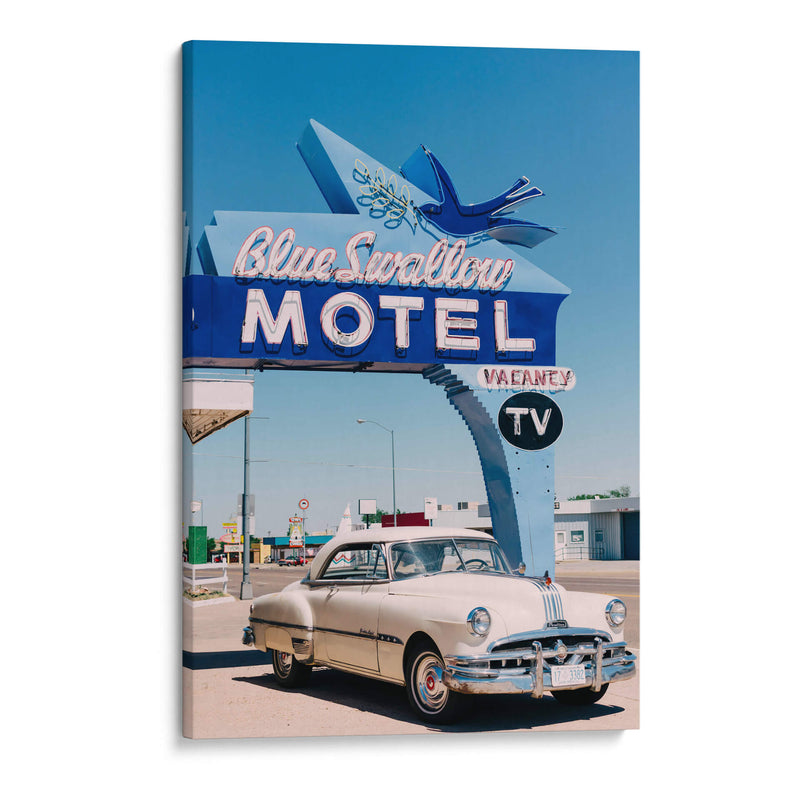 Motel Blue Swallow - Bethany Young | Cuadro decorativo de Canvas Lab