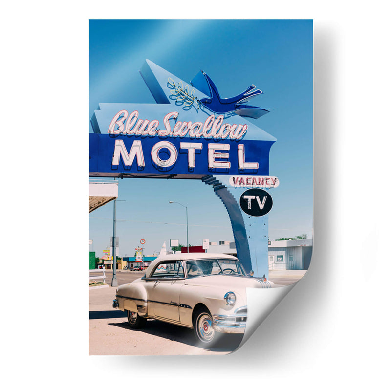 Motel Blue Swallow - Bethany Young | Cuadro decorativo de Canvas Lab