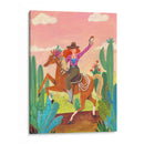 Vaquera a caballo en el desierto II - Caroline Bonne Muller | Cuadro decorativo de Canvas Lab