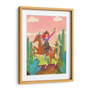 Vaquera a caballo en el desierto II - Caroline Bonne Muller | Cuadro decorativo de Canvas Lab