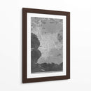 Mapa vintage gris de Marseille Francia II - Rosana Laiz Blursbyai | Cuadro decorativo de Canvas Lab