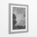 Mapa vintage gris de Marseille Francia II - Rosana Laiz Blursbyai | Cuadro decorativo de Canvas Lab