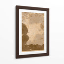 Mapa vintage sepia de Marseille Francia II - Rosana Laiz Blursbyai | Cuadro decorativo de Canvas Lab