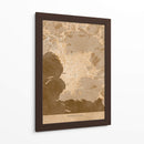 Mapa vintage sepia de Marseille Francia II - Rosana Laiz Blursbyai | Cuadro decorativo de Canvas Lab