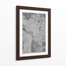 Mapa vintage gris de Dijon Francia - Rosana Laiz Blursbyai | Cuadro decorativo de Canvas Lab