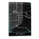 MIAMI, Negro - StudioSix | Cuadro decorativo de Canvas Lab