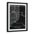 MIAMI, Negro - StudioSix | Cuadro decorativo de Canvas Lab