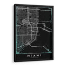 MIAMI, Negro - StudioSix | Cuadro decorativo de Canvas Lab