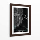 MIAMI, Negro - StudioSix | Cuadro decorativo de Canvas Lab